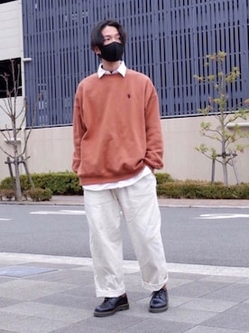 「PERSON'S（パーソンズ）のアイテム（トップス）」を使った、かみけん。さん（メンズ・168cm）の冬コーディネート