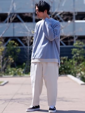 かみけん。さん（メンズ・168cm）の春コーディネート