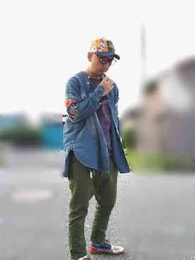 UEさん（メンズ・175cm）の春コーディネート