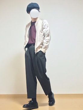 「wearhalloween2017」｜「アイテム（ブルゾン）」を使った、ﾖｼｵｶさん（メンズ・175cm）の秋コーディネート