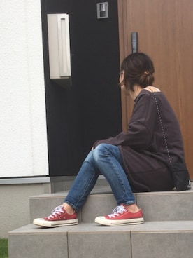 「plage（プラージュ）のアイテム（チュニック）」を使った、miiiiiiさん（レディース・153cm）の秋コーディネート