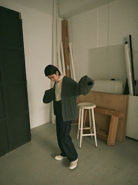 BLACKBYMOUSSY_staffさん(レディース・155cm)の冬コーディネート