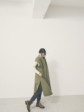 BLACKBYMOUSSY_staffさん（レディース・169cm）の冬コーディネート