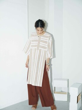 BLACKBYMOUSSY_staffさん（レディース・169cm）の春コーディネート