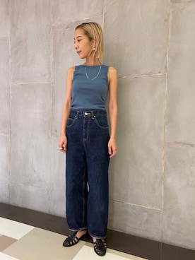 BLACKBYMOUSSY_staffさん（レディース・160cm）の夏コーディネート
