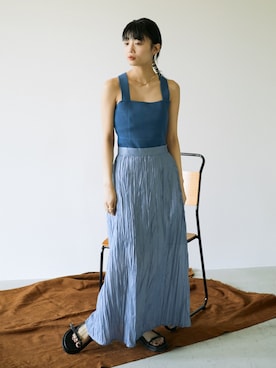 BLACKBYMOUSSY_staffさん(レディース・160cm)の夏コーディネート