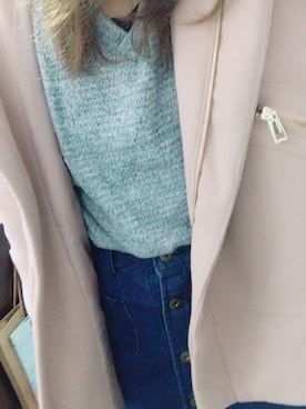 「Avail（アベイル）のアイテム（上衣、グレー系）」を使った、Aya*.｡さん（レディース・162cm）の冬コーディネート