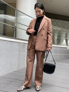 rinaryさん（レディース・160cm）の秋コーディネート