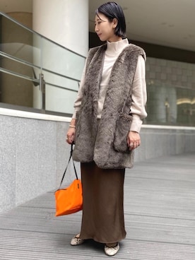 rinaryさん（レディース・160cm）の秋コーディネート