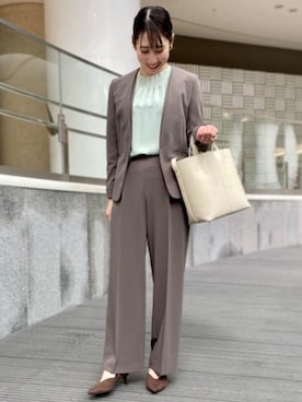 「Easy Set Up」｜rinaryさん（レディース・160cm）の冬コーディネート