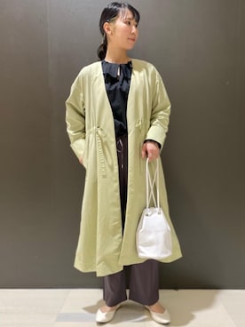 「一押しのアウタースタイル」｜rinaryさん（レディース・160cm）の春コーディネート