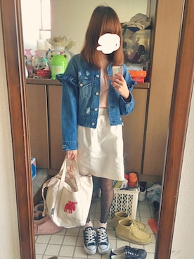 「CONVERSE（コンバース）のconverse（コンバース） ALL STAR OX（オールスターOX）（スニーカー）」を使った、takaさん（レディース・158cm）の春コーディネート