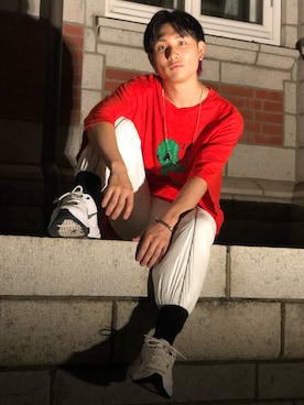 「ADER error（アーダーエラー）のアイテム（レッグウェア）」を使った、よぴたん🔥🔥🔥さん（メンズ・170cm）の夏コーディネート