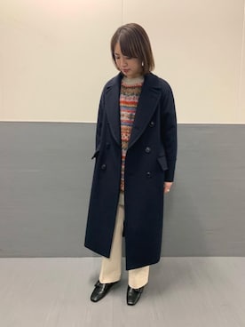 Miki Nakamuraさん（レディース・160cm）の冬コーディネート