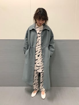 Miki Nakamuraさん(レディース・160cm)の冬コーディネート