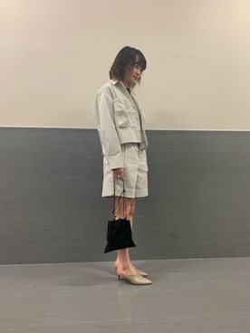 「ARRUM（アールム）のアイテム（サンダル）」を使った、Miki Nakamuraさん（レディース・160cm）の春コーディネート