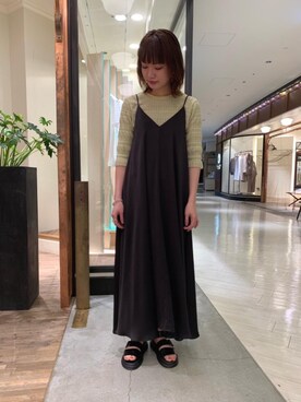Miki Nakamuraさん(レディース・160cm)の春コーディネート