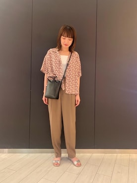 Miki Nakamuraさん（レディース・160cm）の夏コーディネート
