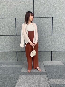 Miki Nakamuraさん（レディース・160cm）の夏コーディネート