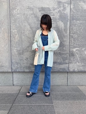 Miki Nakamuraさん（レディース・160cm）の夏コーディネート