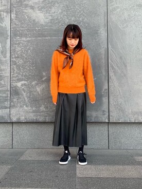 Miki Nakamuraさん(レディース・160cm)の冬コーディネート