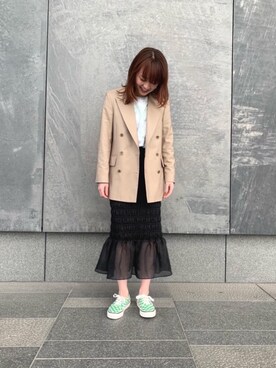 Miki Nakamuraさん(レディース・160cm)の冬コーディネート