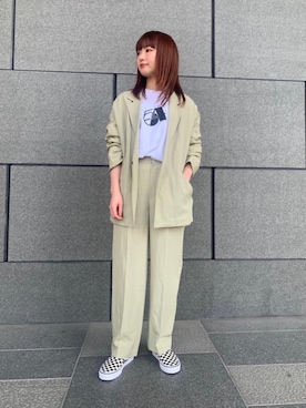 Miki Nakamuraさん（レディース・160cm）の春コーディネート