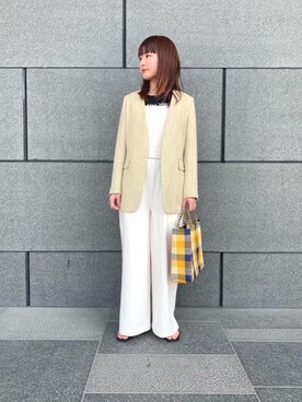 Miki Nakamuraさん（レディース・160cm）の春コーディネート