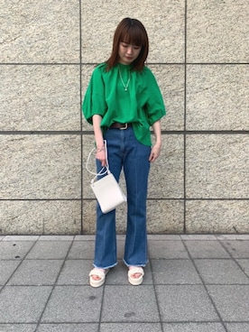 Miki Nakamuraさん（レディース・160cm）の春コーディネート