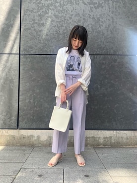 Miki Nakamuraさん（レディース・160cm）の春コーディネート