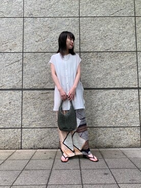 Miki Nakamuraさん（レディース・160cm）の春コーディネート