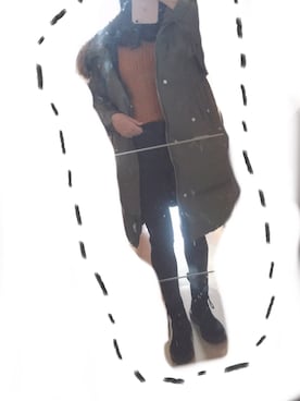 「cache cache（カシュ カシュ）のアイテム（ジャケット/アウター）」を使った、livwearさん（レディース・160cm）の冬コーディネート