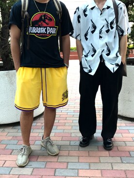 「FNTY（フライングナインティ）のアイテム」を使った、けんちょりさん（メンズ・174cm）の冬コーディネート