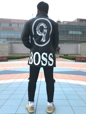 「BIGBANG（ビッグバン）のアイテム」を使った、けんちょりさん（メンズ・174cm）の冬コーディネート