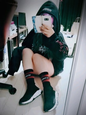 「スピードトレーナー」｜へむへむさん（レディース・156cm）の春コーディネート