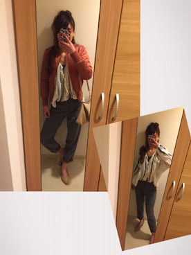 「H&M（エイチ・アンド・エム）のアイテム（スタジャン）」を使った、chiii-さん（レディース・156cm）の春コーディネート