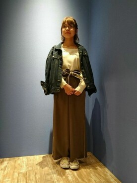 「HVC（エイチブイシー）のアイテム（ジャケット/アウター）」を使った、HVC廿日市店さん（レディース・158cm）の冬コーディネート