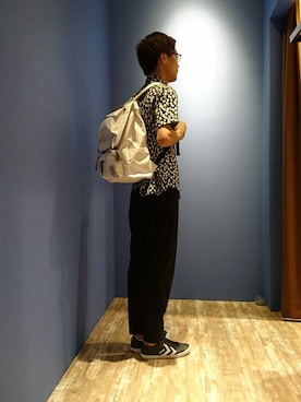 「HVC（エイチブイシー）のアイテム（バッグ）」を使った、HVC廿日市店さん（メンズ・172cm）の夏コーディネート