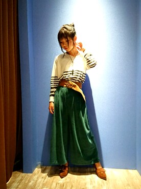 「HVC（エイチブイシー）のアイテム」を使った、HVC廿日市店さん（レディース・162cm）の秋コーディネート