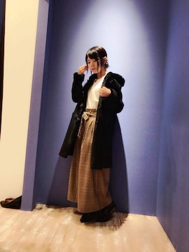「HVC（エイチブイシー）のアイテム」を使った、HVC廿日市店さん（レディース・157cm）の秋コーディネート