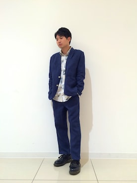 「HVC」｜「アイテム（ジャケット/アウター）」を使った、HVC廿日市店さん（メンズ・170cm）の春コーディネート