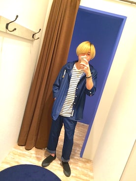 「HVC」｜「アイテム（トップス）」を使った、HVC廿日市店さん（メンズ・170cm）の夏コーディネート