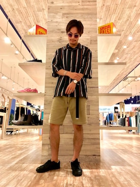 「HVC」｜HVC廿日市店さん（メンズ・172cm）の夏コーディネート