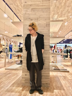 「GGD（ジージーディー）のアイテム（ジャケット/アウター）」を使った、HVC廿日市店さん（メンズ・172cm）の秋コーディネート