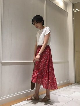 森 仁美さん（レディース・163cm）の夏コーディネート