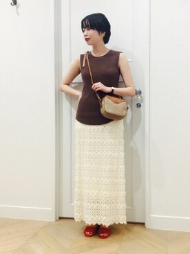 森 仁美さん(レディース・163cm)の夏コーディネート