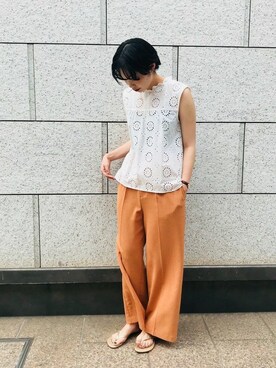 森 仁美さん(レディース・163cm)の夏コーディネート