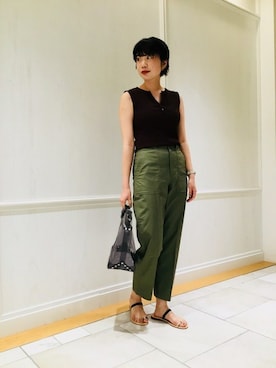 森 仁美さん（レディース・163cm）の夏コーディネート