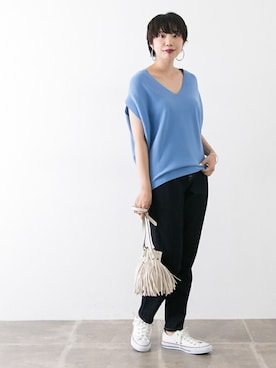 森 仁美さん（レディース・163cm）の夏コーディネート