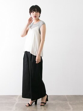 森 仁美さん(レディース・163cm)の夏コーディネート